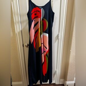 Elegant Multicolor Sleeveless Dress